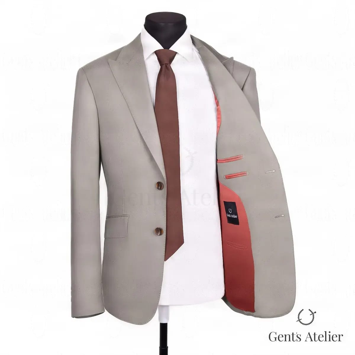 Костюм-двойка из 100% шерсти Vitale Barberis Canonico - Спереди