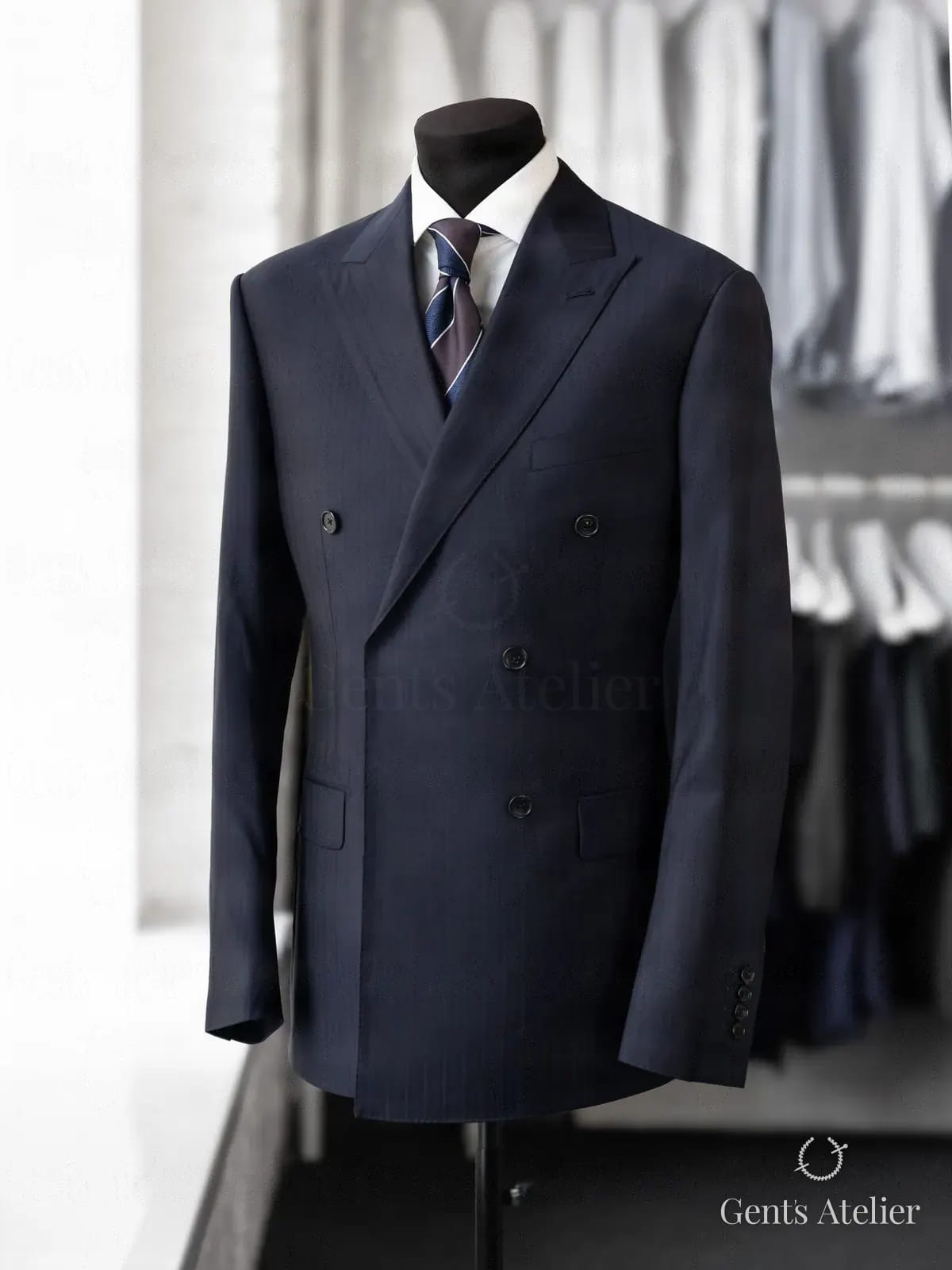 Костюм-двойка из австралийской шерсти Ermenegildo Zegna - Спереди